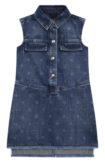 Джинсовое платье-рубашка GIVENCHY, арт. H30059/12+/14