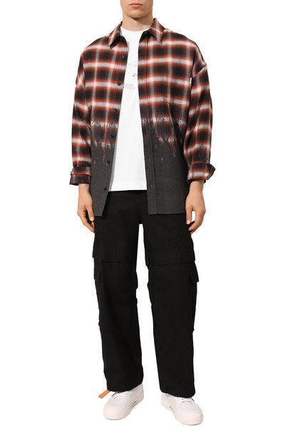 Хлопковая футболка OFF-WHITE, арт. 0MAA120F24JER00M, фото 2