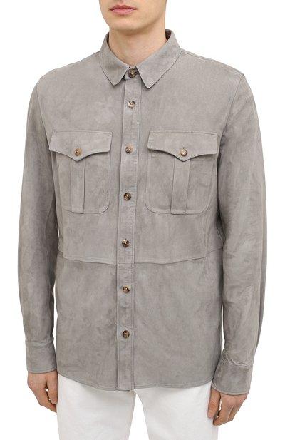 Замшевая рубашка RALPH LAUREN, арт. 790654923, фото 3