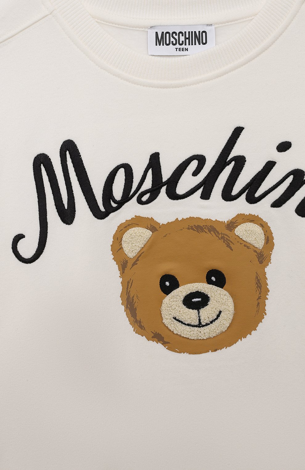 Хлопковый свитшот MOSCHINO, арт. HMF07H/LDA55/10A-14A, фото 3
