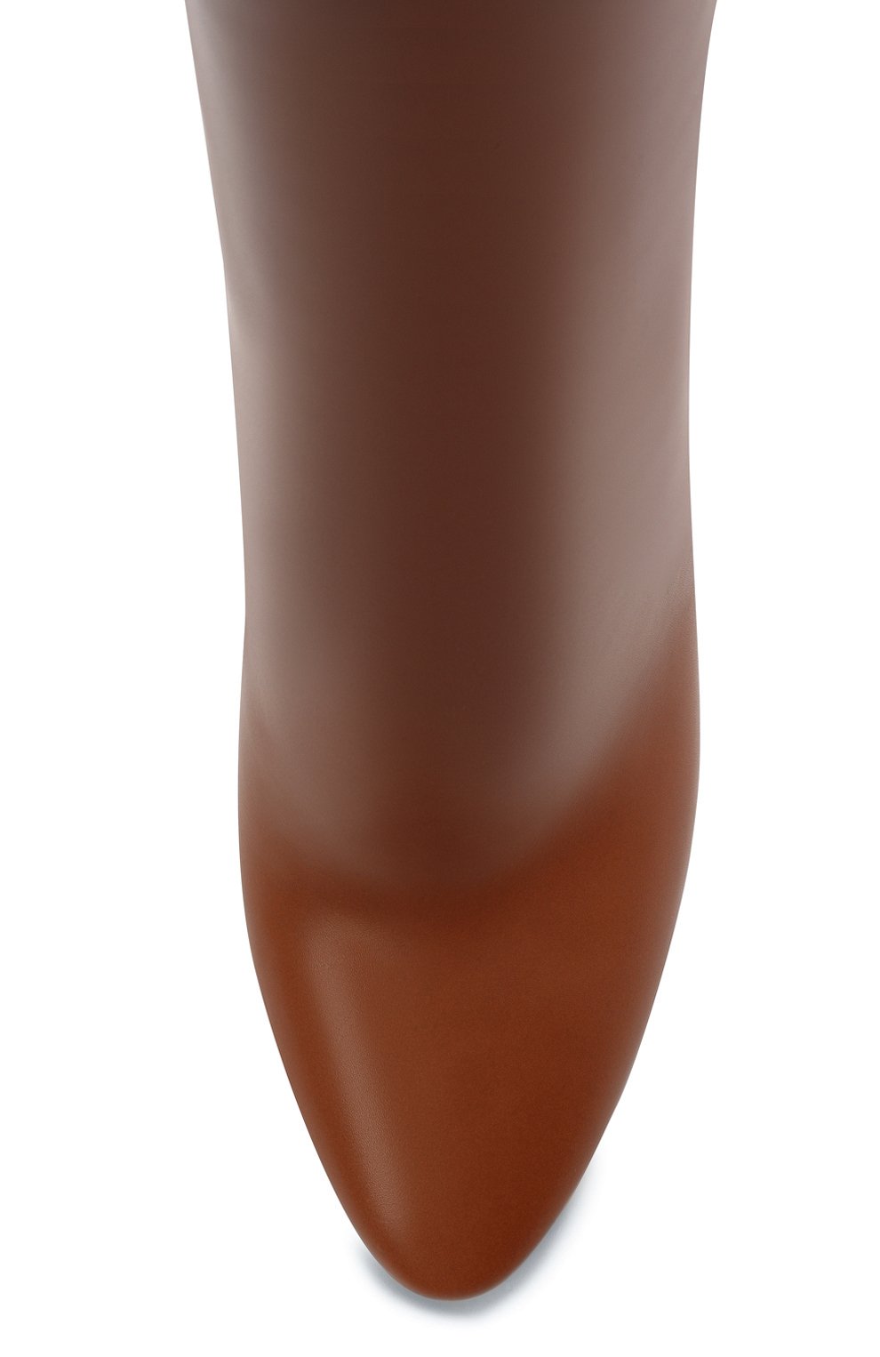 Кожаные сапоги 68 SAINT LAURENT коричневого цвета по цене 155000 руб., арт. 657922/2W700, фото 6 Кожаные сапоги 68 SAINT LAURENT, арт. 657922/2W700, фото 6