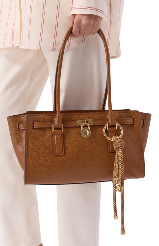 Сумка Hamilton Moderne small MICHAEL Michael Kors 30F5GHMT0L Коричневый  30F5GHMT0L Фото 2