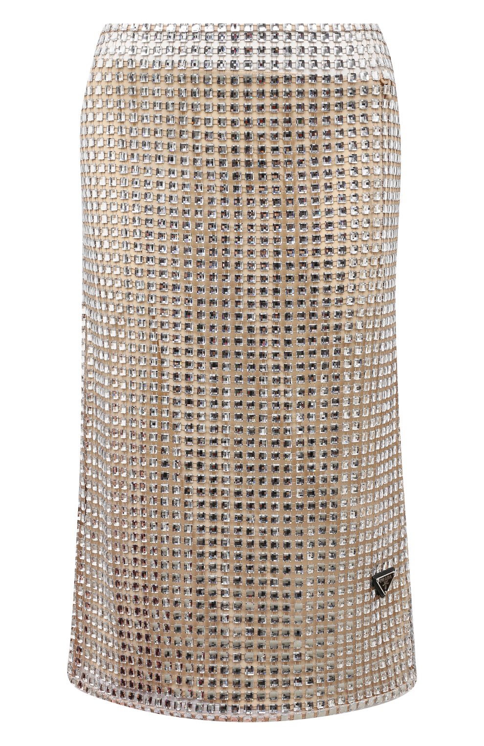 Юбка с отделкой стразами PRADA, арт. P110TR-1ZCN-F0518-212, фото 1