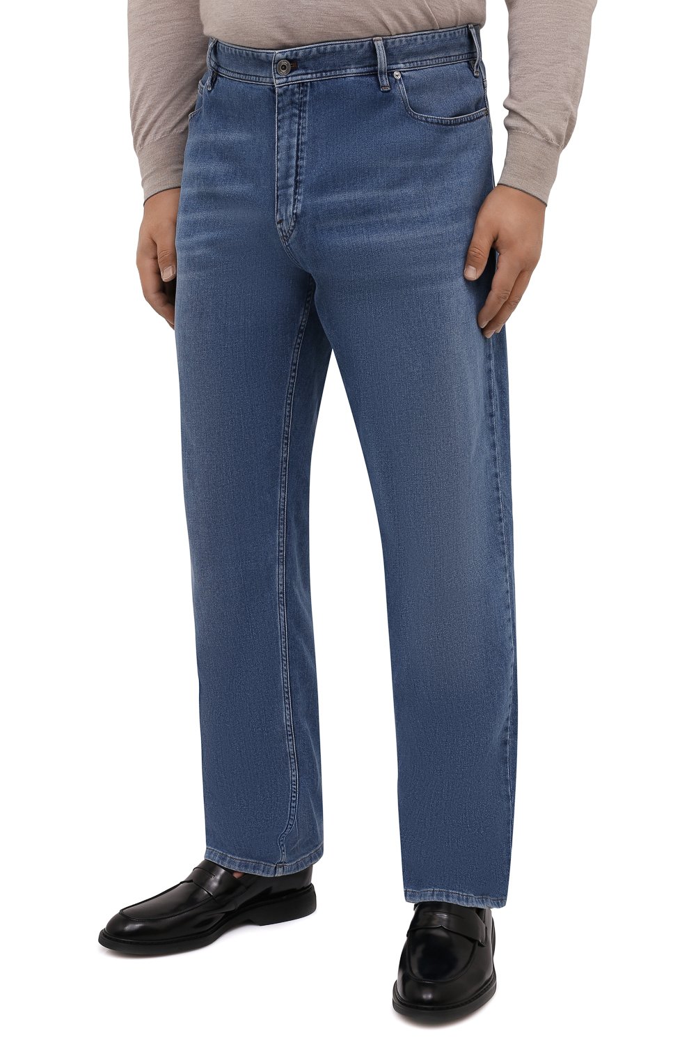 Джинсы BRIONI синего цвета по цене 98950 руб., арт. SPPC0L/01D08/CHAM0NIX/CCR0, фото 3 Джинсы BRIONI, арт. SPPC0L/01D08/CHAM0NIX/CCR0, фото 3