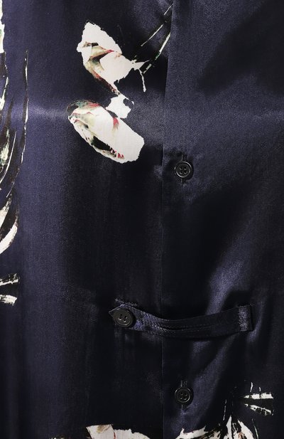 Платье YOHJI YAMAMOTO синего цвета по цене 105500 руб., арт. YS-D01-228, фото 5 Платье YOHJI YAMAMOTO, арт. YS-D01-228, фото 5
