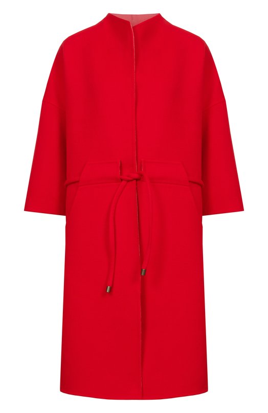 Шерстяное пальто Giorgio Armani GW002461/TE20107 Красный GW002461/TE20107