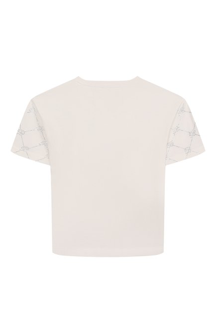 Хлопковая футболка BLUMARINE, арт. BFTS007.0.JF056/6A-12A