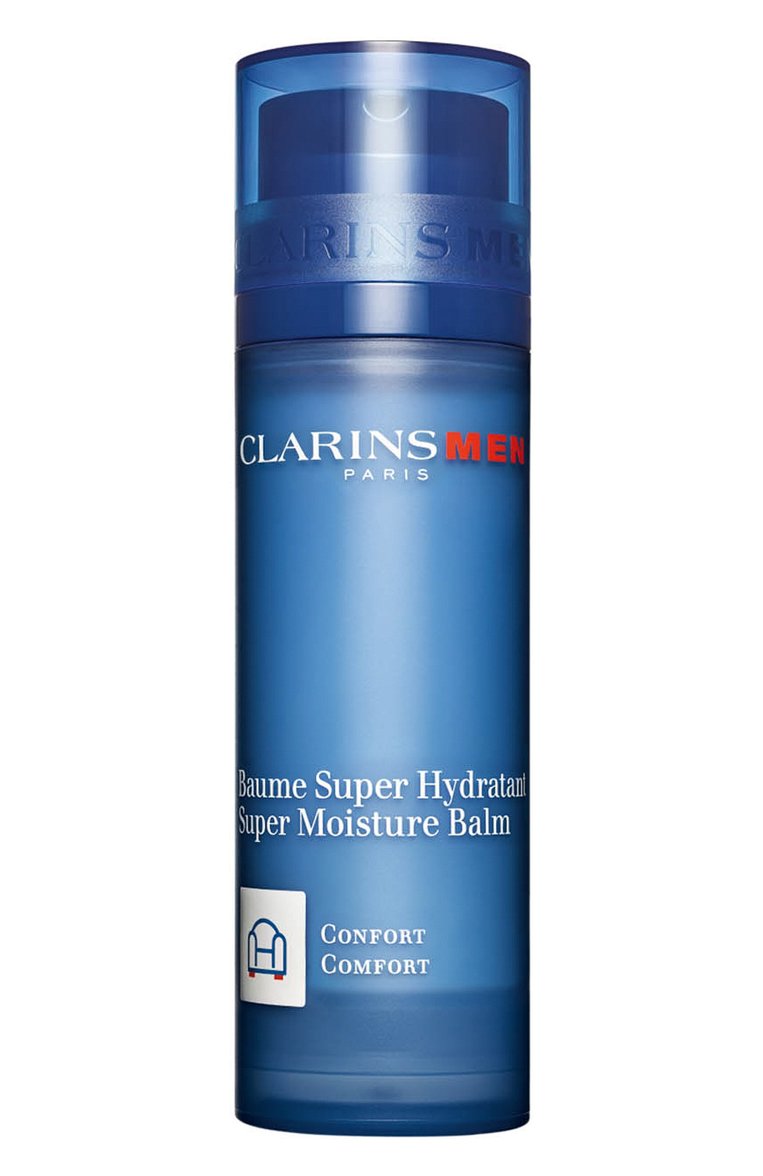 Мужское интенсивно увлажняющий бальзам для лица men baume super hydratant (50ml) CLARINS бесцветного цвета, арт. 80080587 | Фото 1 (Назначение: Для лица; Тип продукта: Бальзамы; Региональные ограничения белый список (Axapta Mercury): Не проставлено; Нос: Не проставлено; Косметика кросс-кт: Уход М)