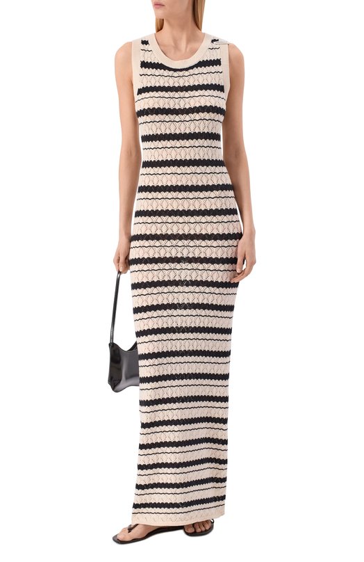 Хлопковое платье HINNOMINATE HMABW02677 Кремовый  HMABW02677 Фото 2