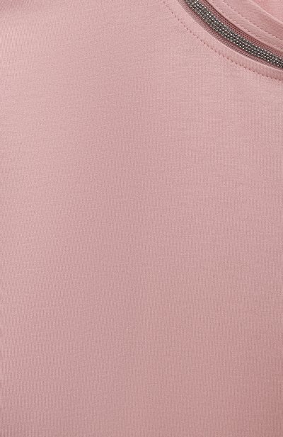 Хлопковая футболка BRUNELLO CUCINELLI, арт. B0A45T030A, фото 3