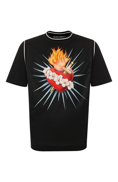 Хлопковая футболка PALM ANGELS, арт. PMAA045S207740151088, фото 1