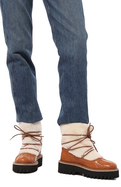 Комбинированные полусапоги YVES SALOMON, арт. 25WAC600XXMECI, фото 3