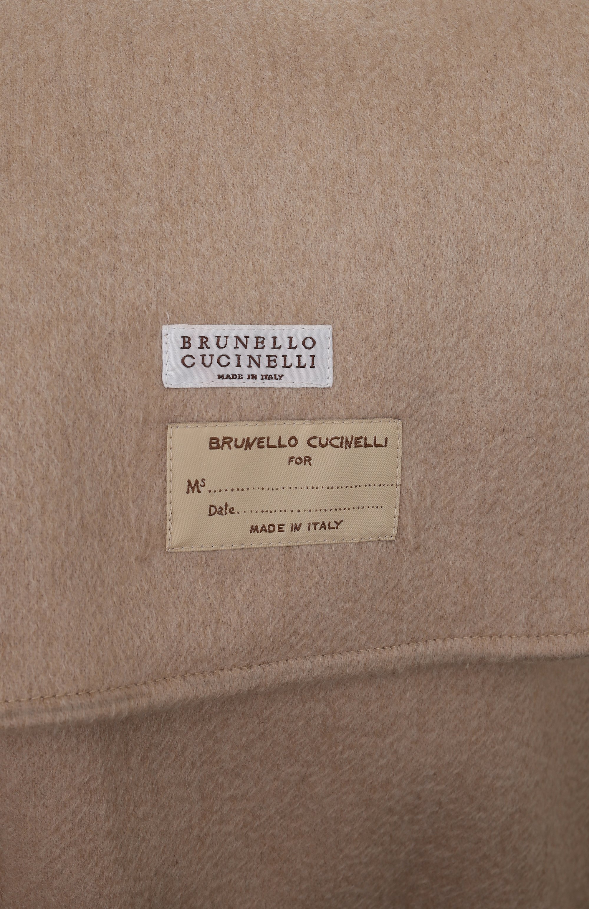 Кашемировое пальто BRUNELLO CUCINELLI бежевого цвета по цене 985500 руб., арт. MD5039613, фото 6 Кашемировое пальто BRUNELLO CUCINELLI, арт. MD5039613, фото 6