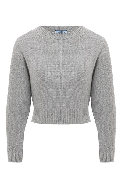 Женский джемпер из шерсти и кашемира PRADA, арт. P24G1C-1YG8-F0K44-211