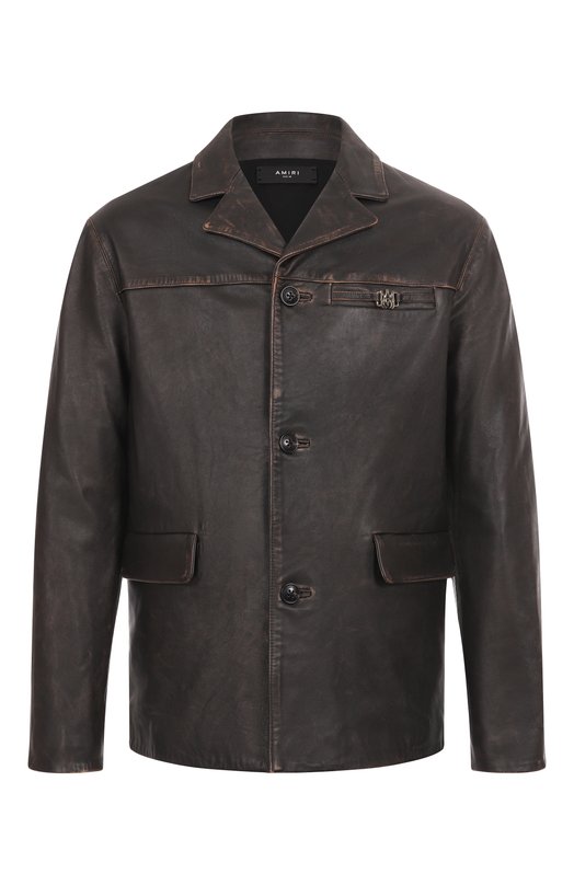 Кожаная куртка Amiri AMLTJT1004 Коричневый AMLTJT1004