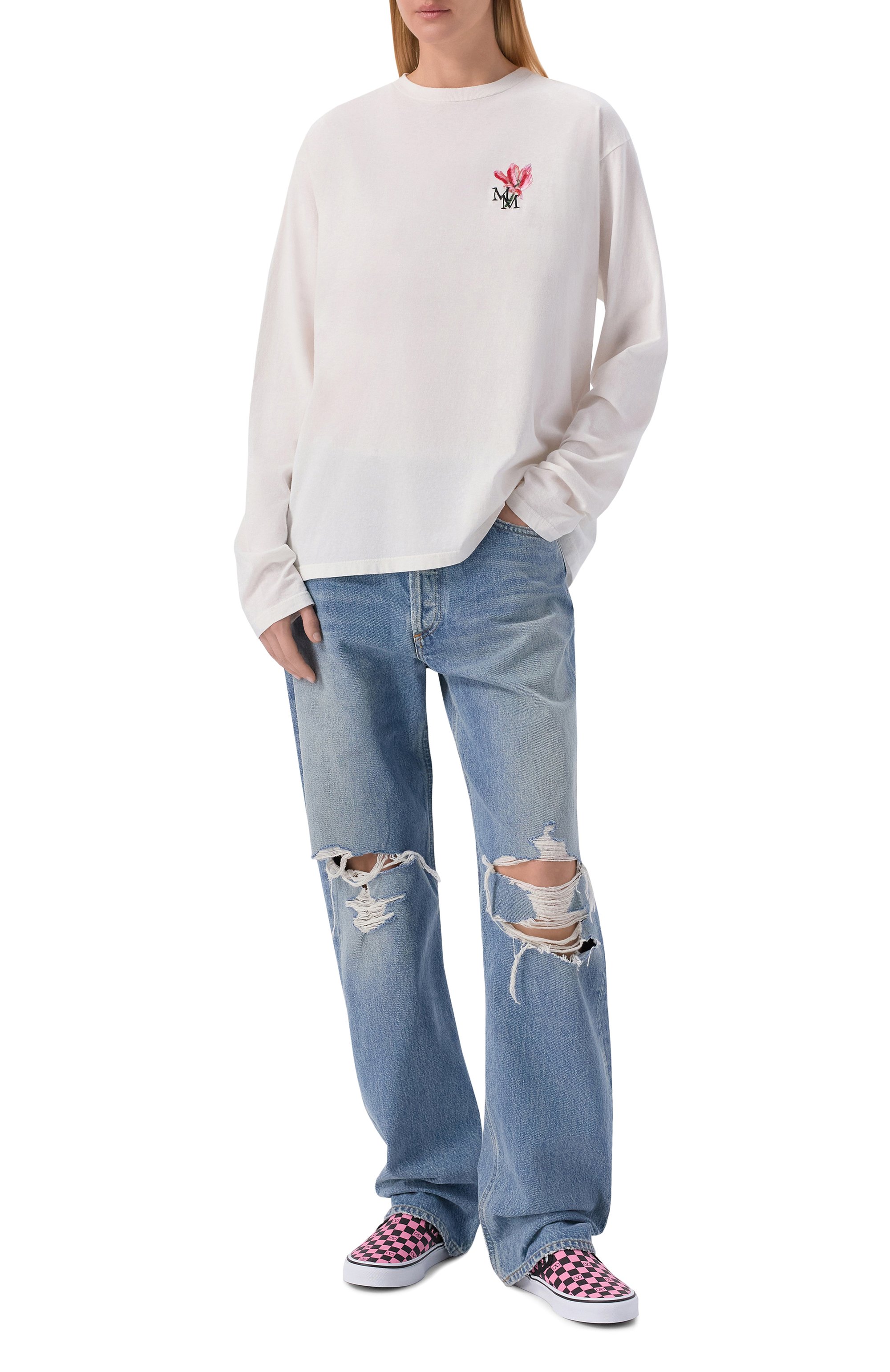 Хлопковый лонгслив MAISON MARGIELA, арт. S29GC0316/S24575, фото 2