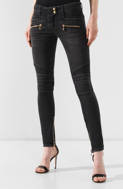 Джинсы с декоративными молниями BALMAIN, арт. RF1995999/265N, фото 3