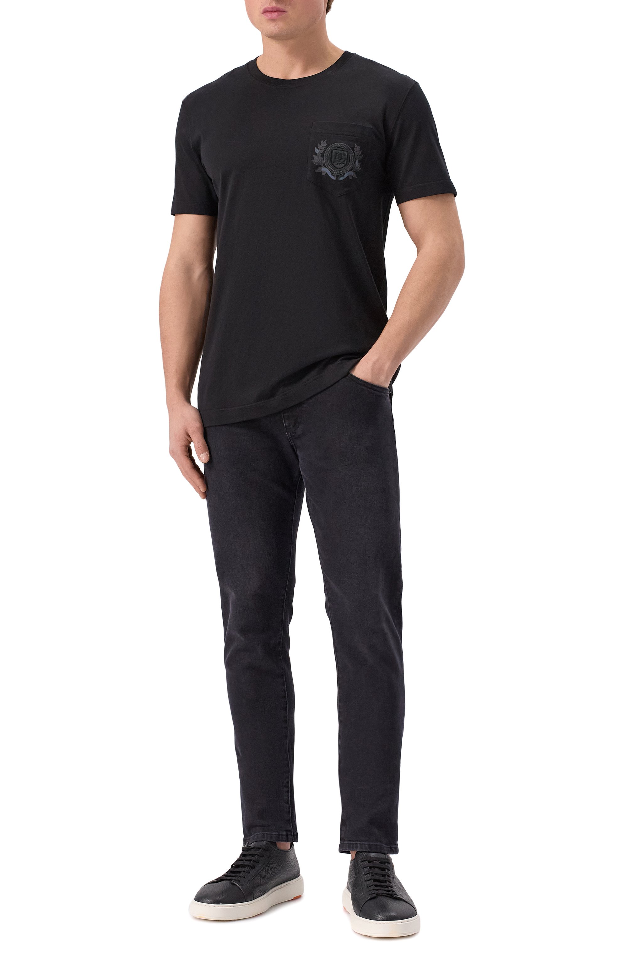 Хлопковая футболка DOLCE & GABBANA, арт. G8RA2Z/G702G, фото 2