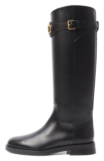 Кожаные сапоги vlogo signature VALENTINO, арт. 7W2S0MT1/DSH, фото 4