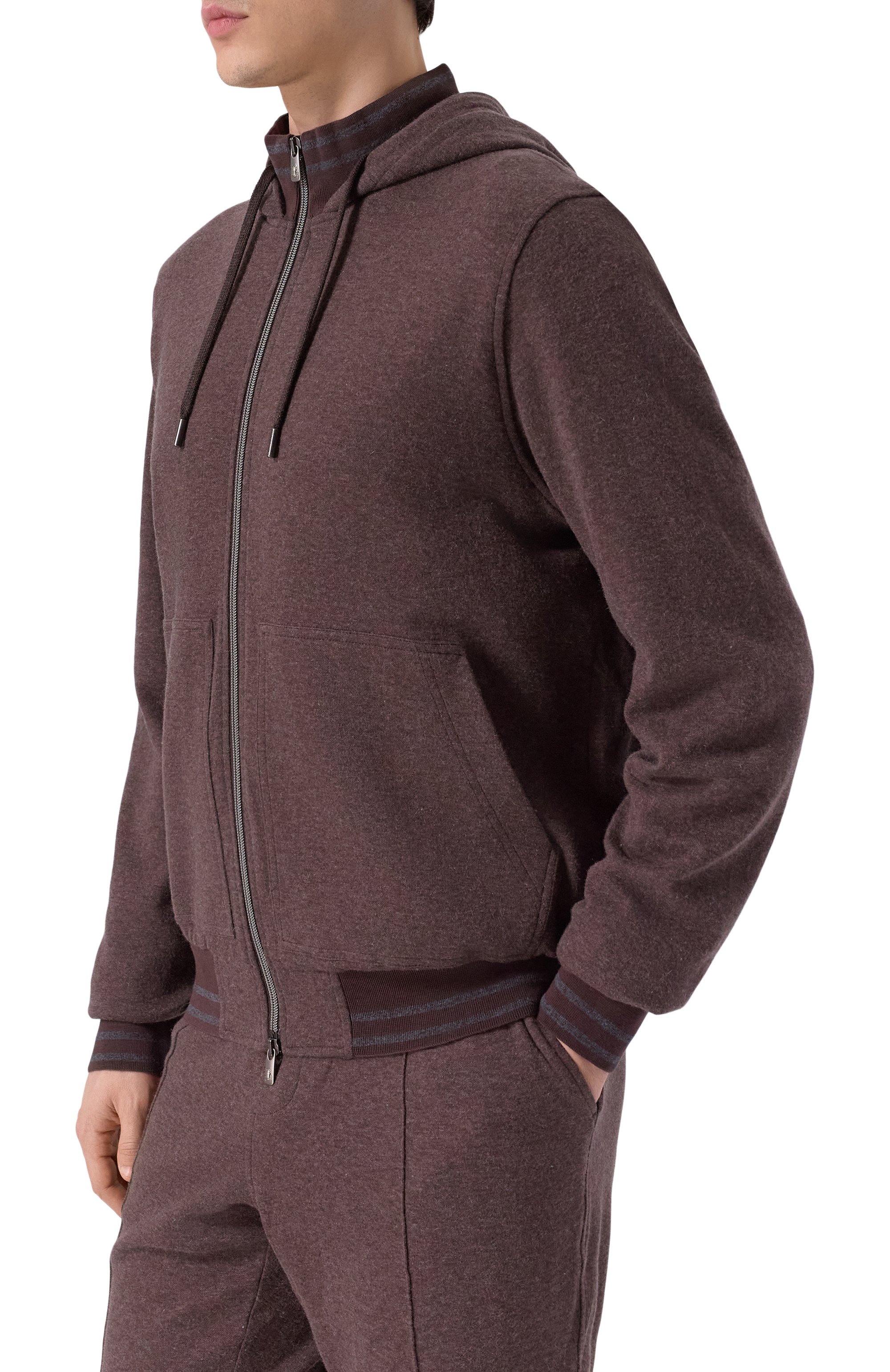 Толстовка из хлопка и кашемира CAPOBIANCO, арт. 19M405.LB00., фото 3