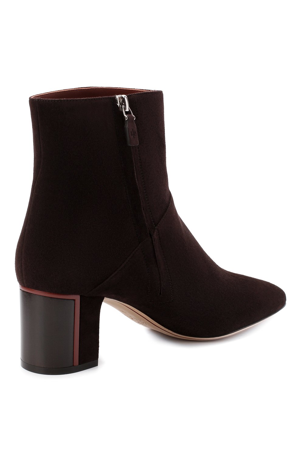 Замшевые ботильоны bleecker на устойчивом каблуке LORO PIANA, арт. FAI2511, фото 4