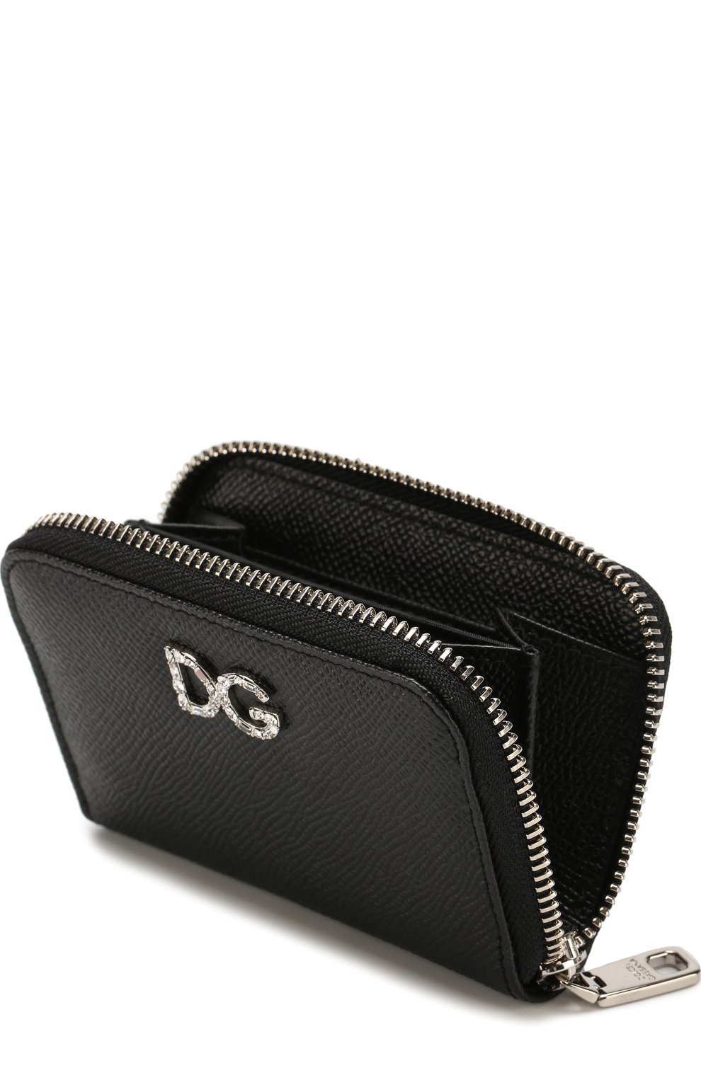 Кожаный кошелек на молнии с тиснением dauphine DOLCE & GABBANA, арт. BI0460/AU771, фото 3