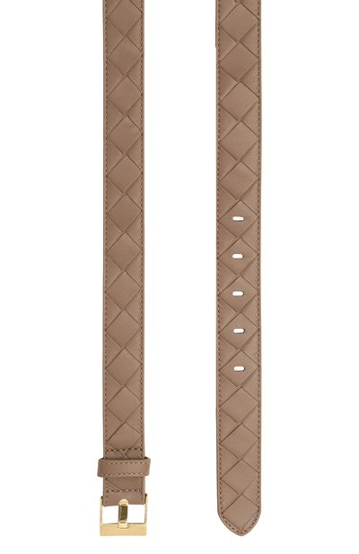 Кожаный ремень BOTTEGA VENETA светло-коричневого цвета по цене 78650 руб., арт. 799048/V4R43, фото 3 Кожаный ремень BOTTEGA VENETA, арт. 799048/V4R43, фото 3