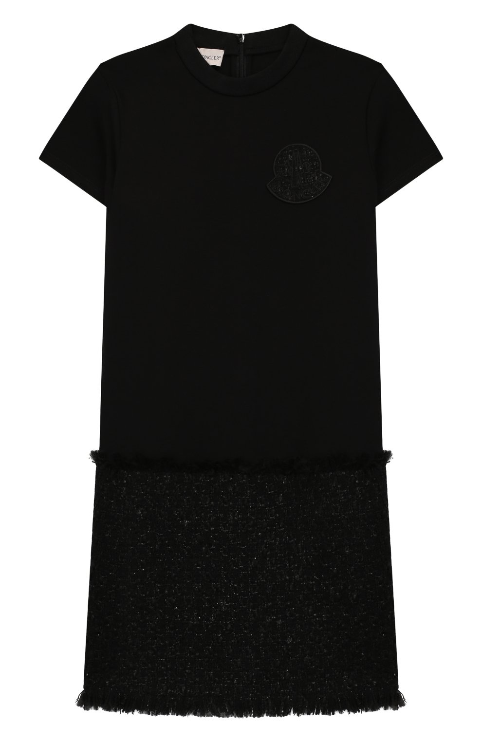 Платье MONCLER черного цвета по цене 36650 руб., арт. E2-954-85772-50-829F4/8-10A, фото 1 Платье MONCLER, арт. E2-954-85772-50-829F4/8-10A, фото 1