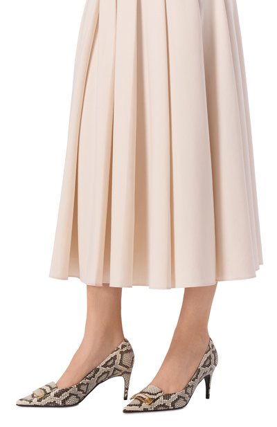 Кожаные туфли evolve 75 SERGIO ROSSI серого цвета по цене 99050 руб., арт. B14490/MCAS32, фото 2 Кожаные туфли evolve 75 SERGIO ROSSI, арт. B14490/MCAS32, фото 2