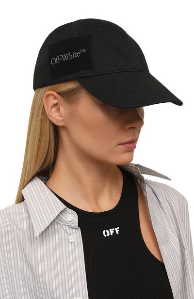 Хлопковая бейсболка OFF-WHITE, арт. OWLB026S23FAB0031000, фото 2