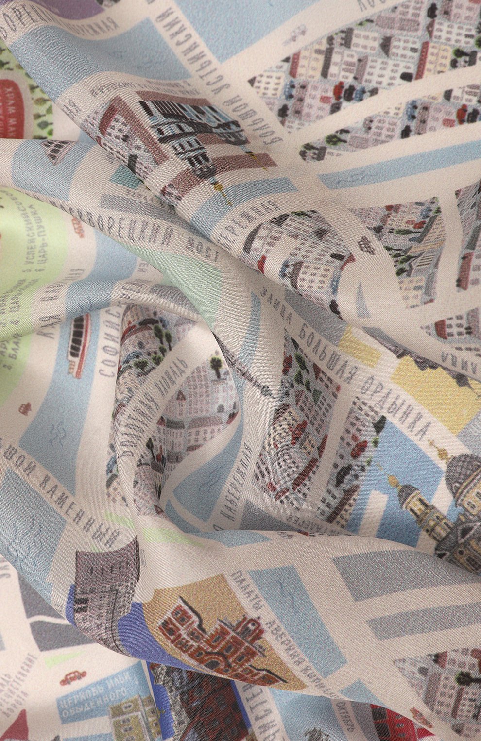 Шелковый платок москва GOURJI, арт. 91143137/44172, фото 3