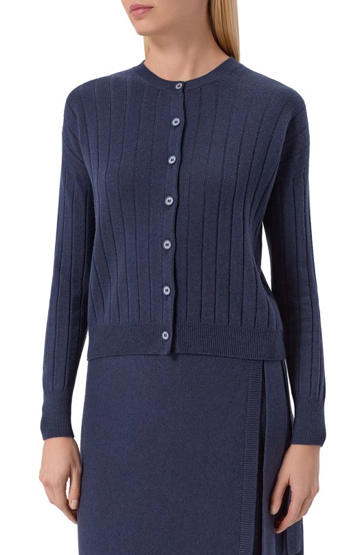 Кардиган из шерсти и вискозы Gran Sasso 54237/12832 Синий  54237/12832 Фото 3