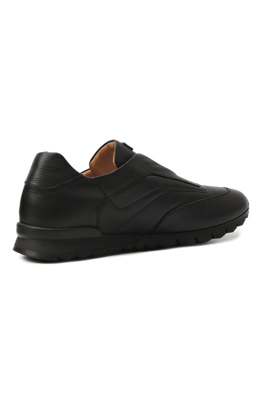 Кожаные кроссовки Kiton USSA107N0109803 Чёрный  USSA107N0109803 Фото 5
