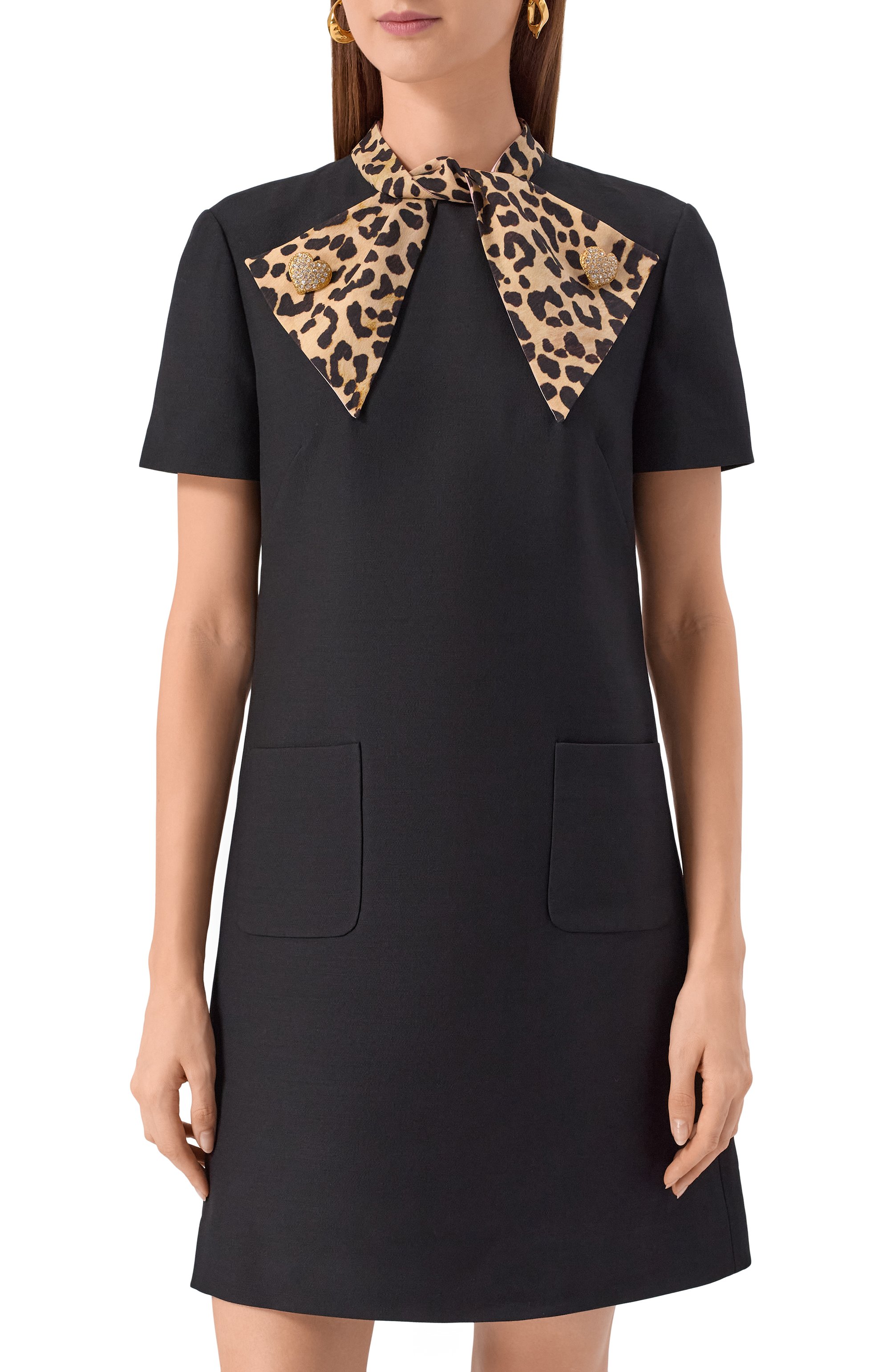 Платье из шерсти и шелка VALENTINO, арт. 7B3VAFH5/1CF, фото 3