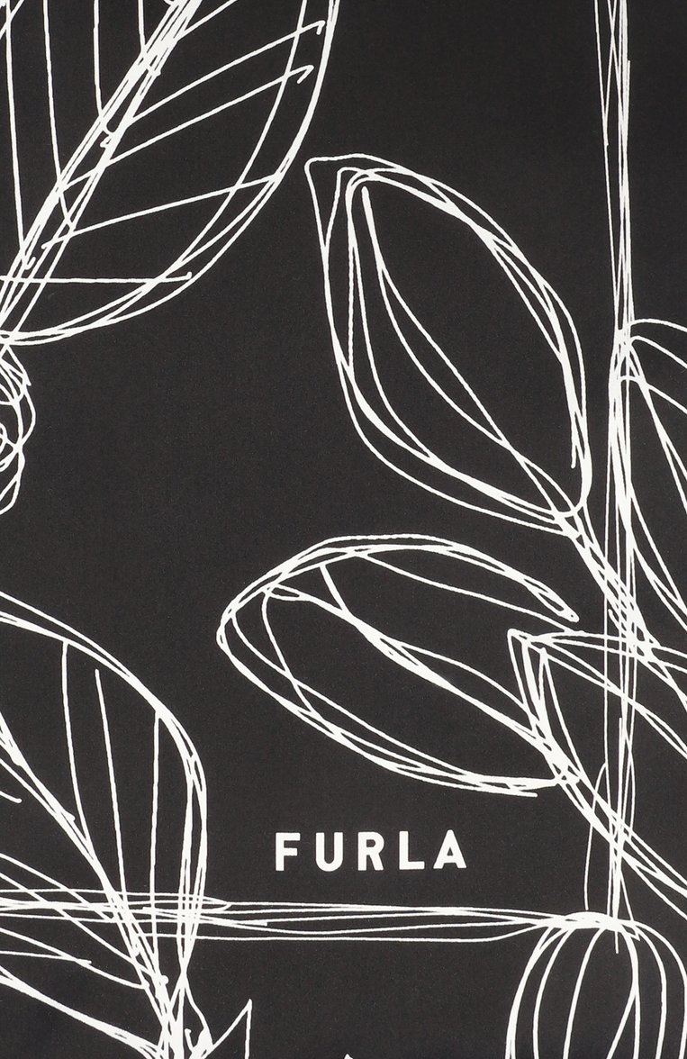 Женский шарф из вискозы и шелка FURLA черного цвета, арт. WT00082/BX3595 | Фото 3 (Материал: Текстиль, Шелк; Нос: Не проставлено)