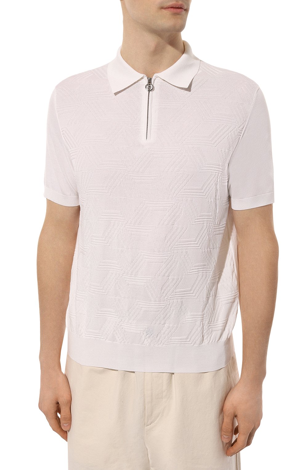 Поло из шелка и хлопка STEFANO RICCI, арт. K818047P31/F23175, фото 3