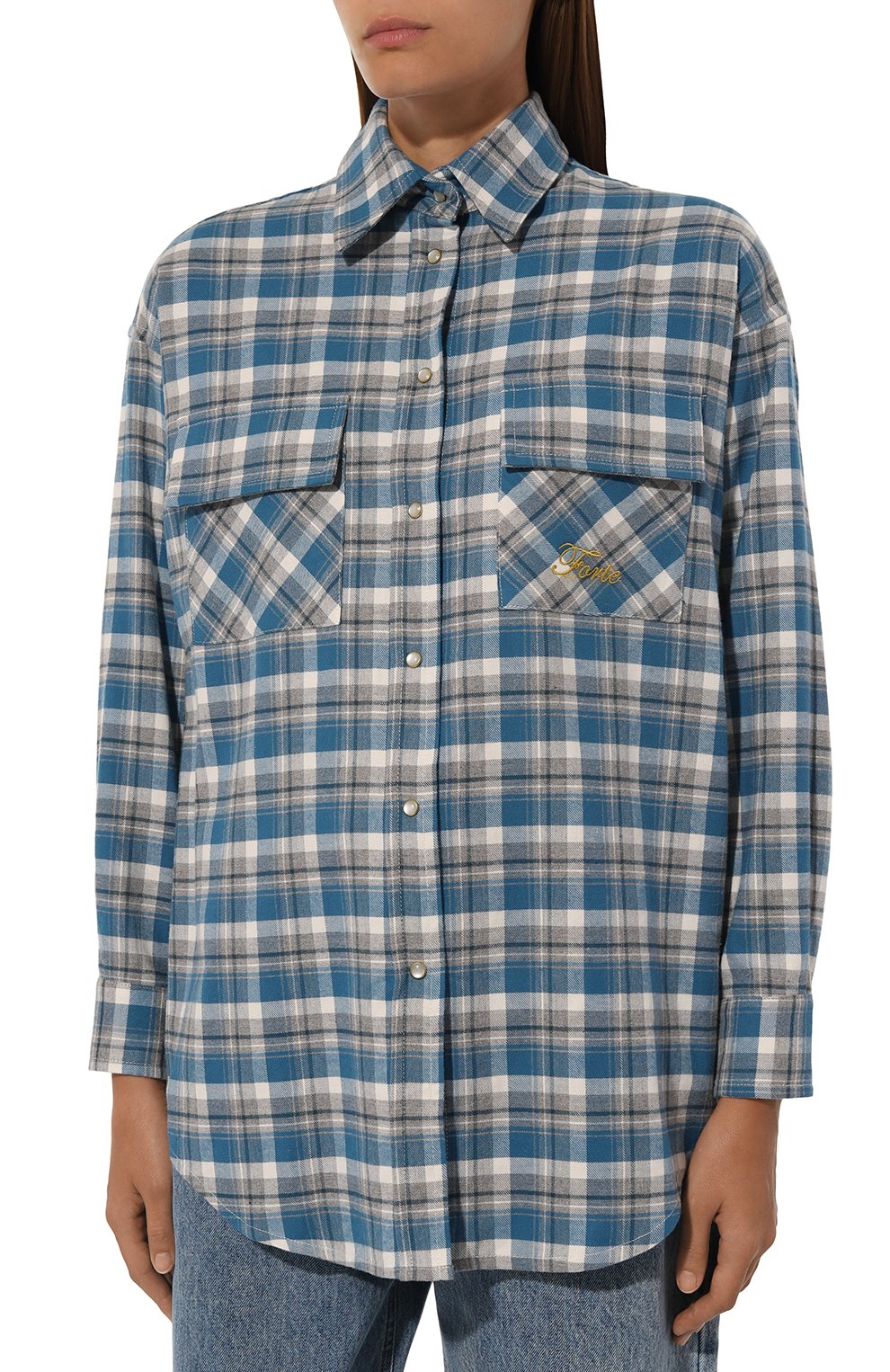 Хлопковая рубашка FORTE DEI MARMI COUTURE, арт. 24WF3103, фото 3