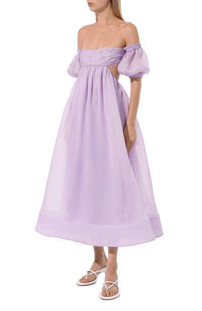 Платье изо льна и шелка YVON, арт. 20231505, фото 3