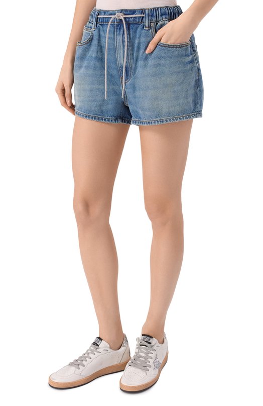 Джинсовый шорты Alexander Wang 4DC2264166 Синий  4DC2264166 Фото 3
