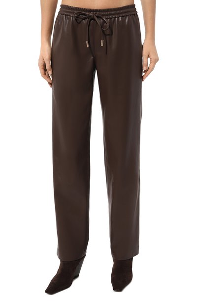 Брюки из экокожи SEVEN LAB коричневого цвета по цене 24780 руб., арт. SPE.05.760.208, фото 3 Брюки из экокожи SEVEN LAB, арт. SPE.05.760.208, фото 3