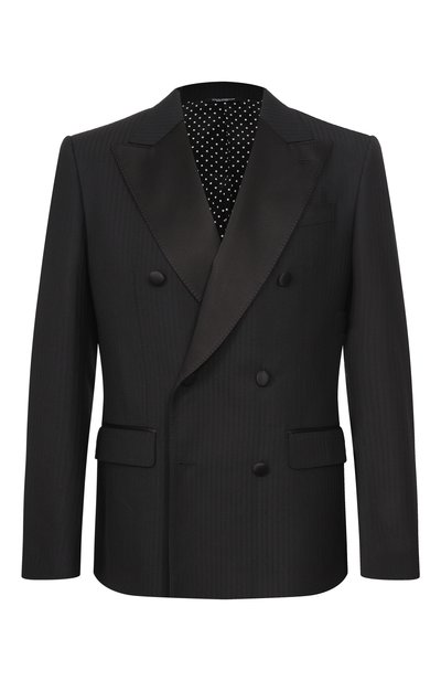 Мужской смокинг из шерсти и шелка DOLCE & GABBANA, арт. G2TV8T/FR225