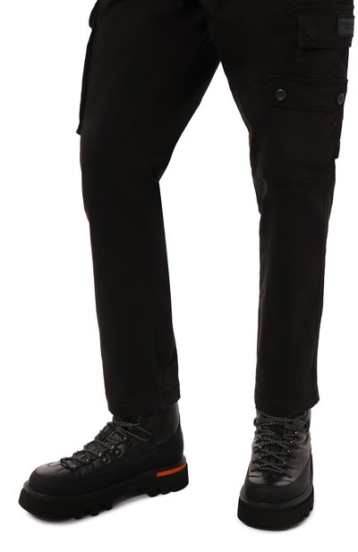 Кожаные хайкеры WOOLRICH, арт. WFM242.090.218M, фото 3