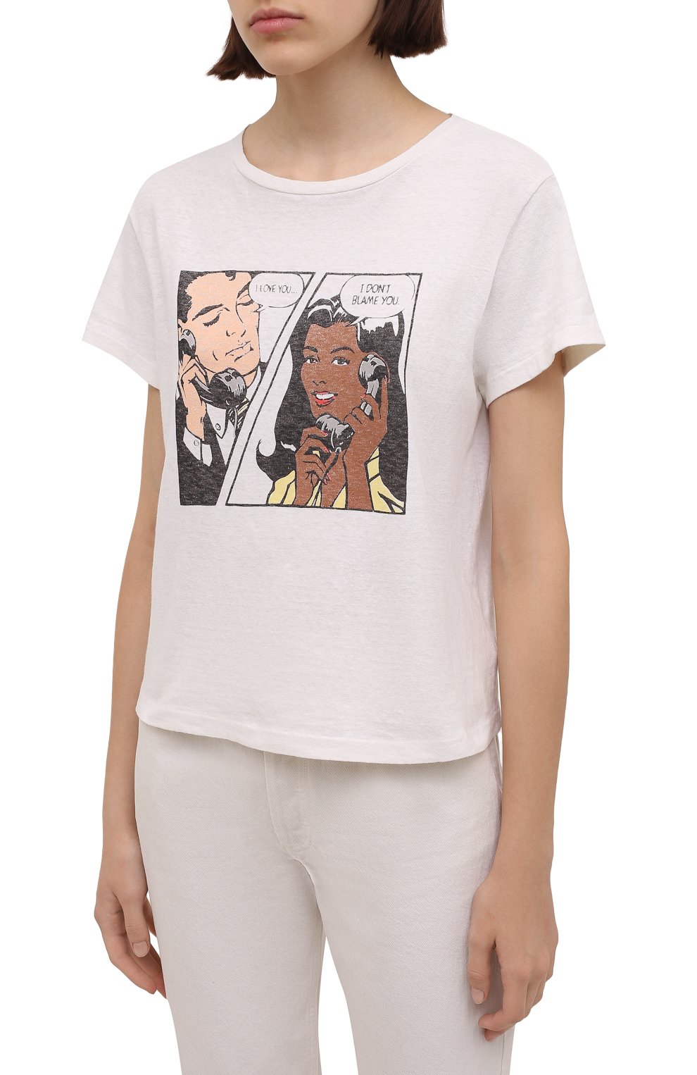 Хлопковая футболка RE/DONE, арт. 024-2WCGT187, фото 3