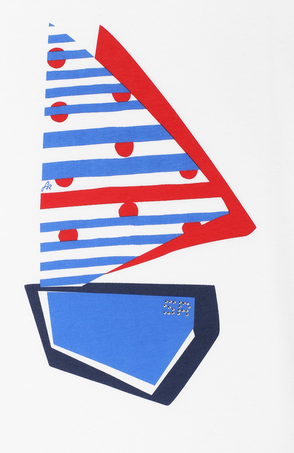 Хлопковая футболка SONIA RYKIEL ENFANT, арт. 19S1TS24, фото 3