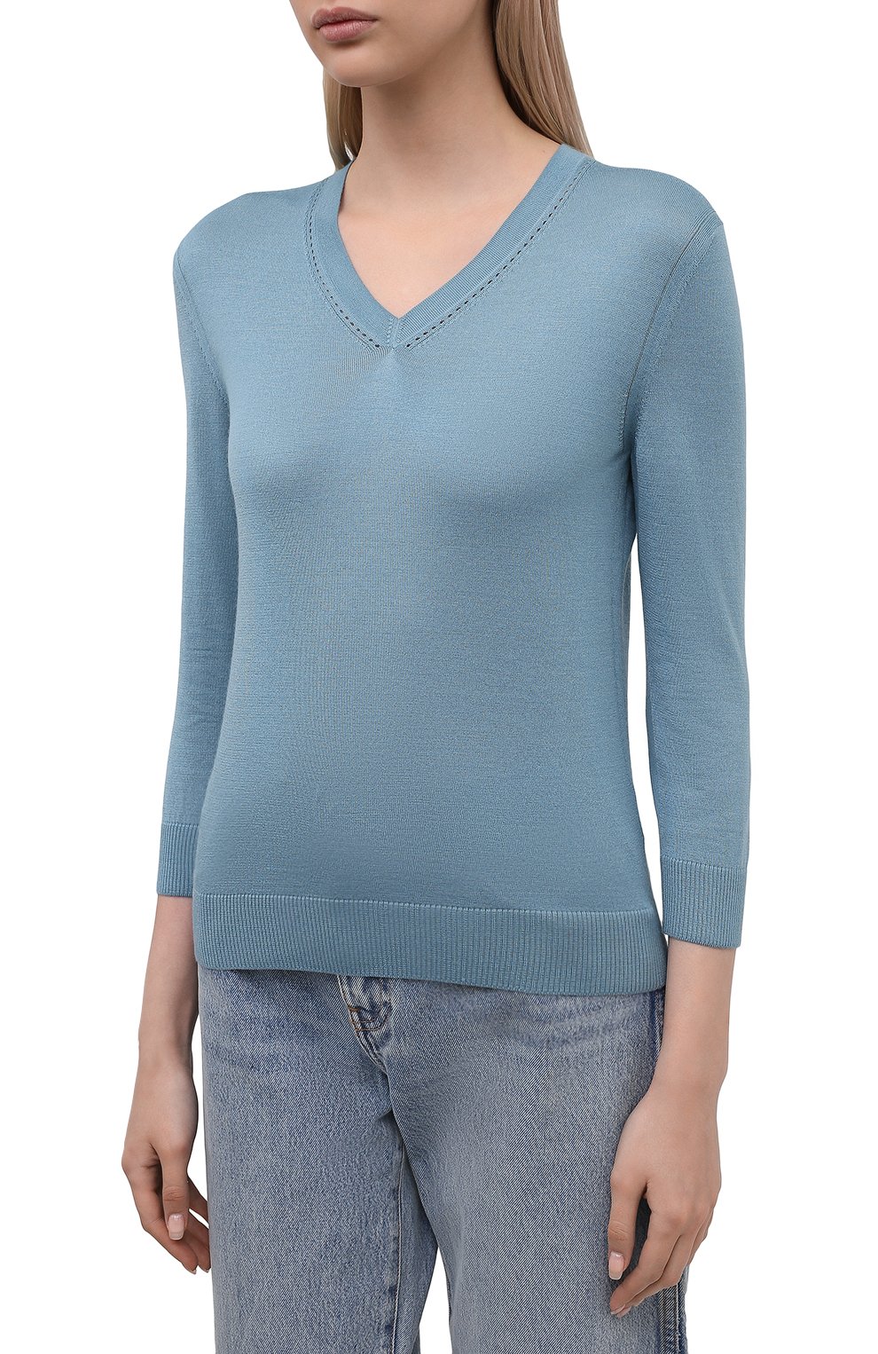 Пуловер из кашемира и шелка LORO PIANA, арт. FAL7014, фото 3