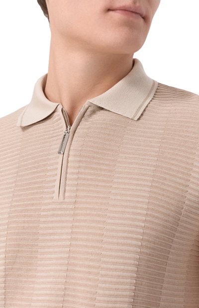 Поло из шелка и хлопка STEFANO RICCI, арт. K818104P31/F26170, фото 5