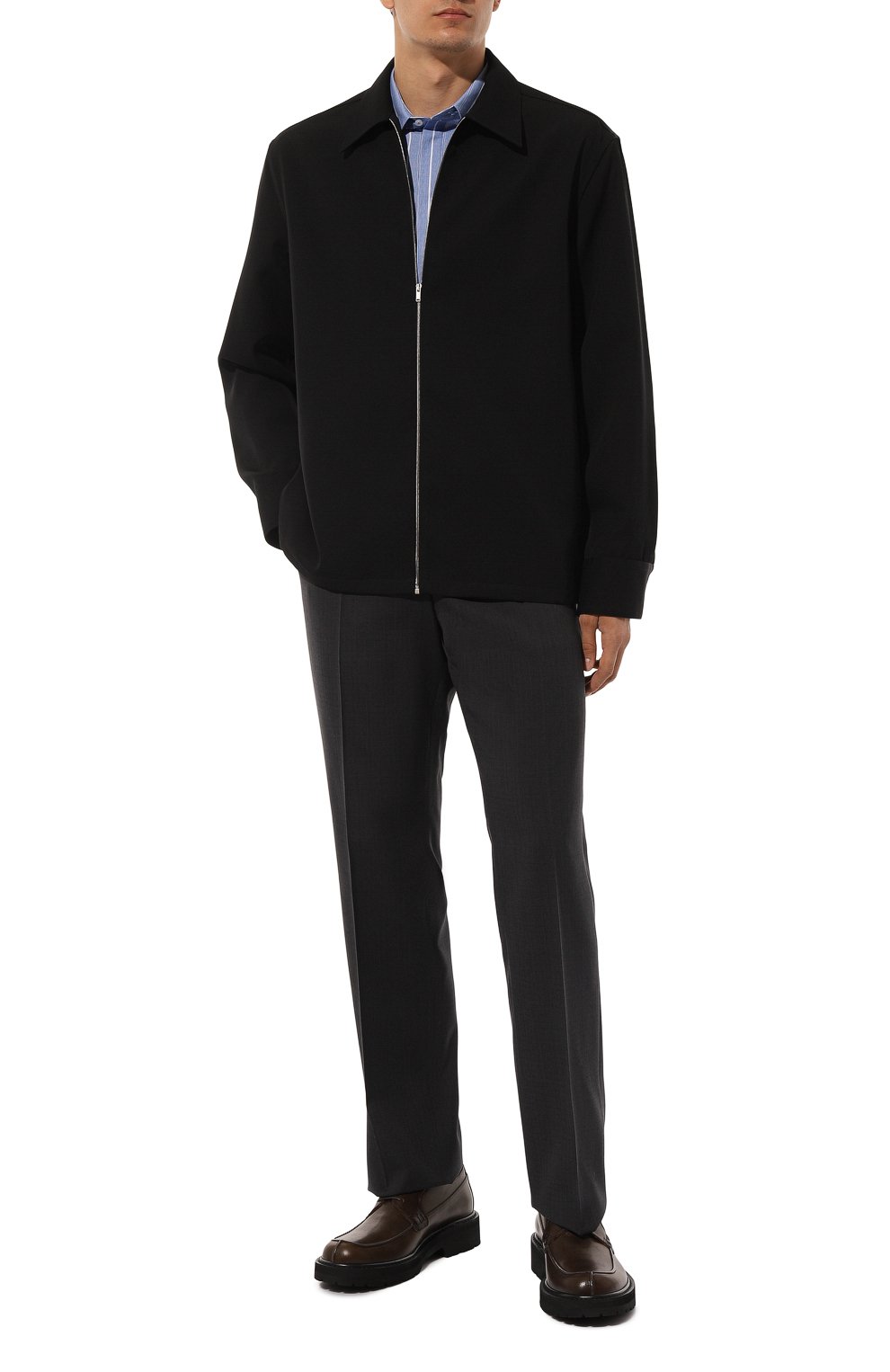 Шерстяные брюки JIL SANDER, арт. J22KA0107/J40171, фото 2