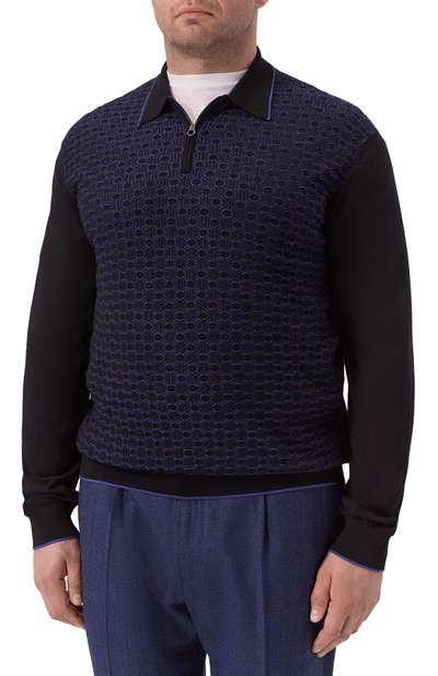 Поло из шерсти и шелка STEFANO RICCI, арт. KE06013P30/E25403, фото 3