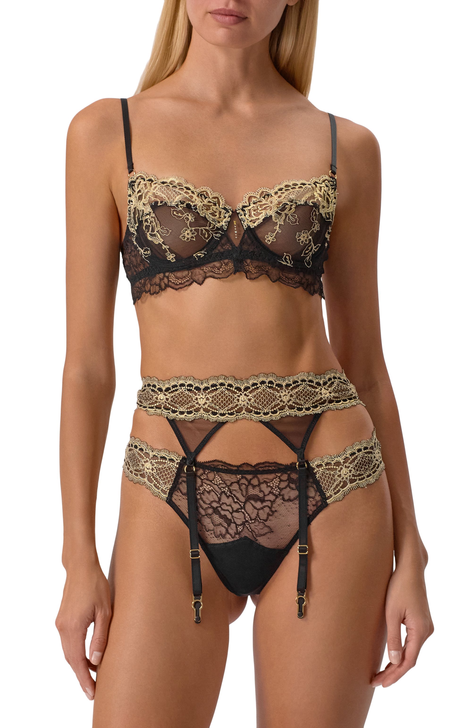 Пояс для чулок LISE CHARMEL черного цвета по цене 16900 руб., арт. ACJ4713, фото 2 Пояс для чулок LISE CHARMEL, арт. ACJ4713, фото 2