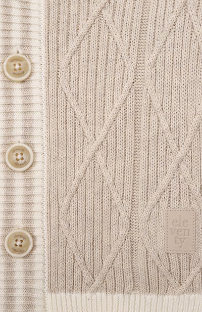 Хлопковый кардиган ELEVENTY, арт. EY9P40/X0094, фото 3